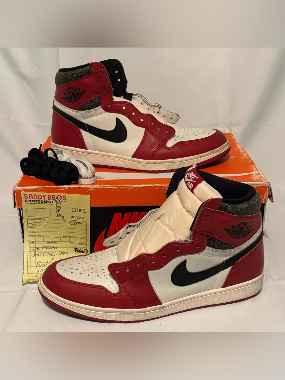 Nike Air Jordan 1 Retro High OG Chicago Lost And Found Men’s Size 14 DZ5485-612
